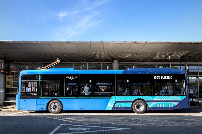 Hat településen összesen 20 darab elektromos meghajtású Ikarus 120e autóbuszt állít forgalomba a Volánbusz (13)